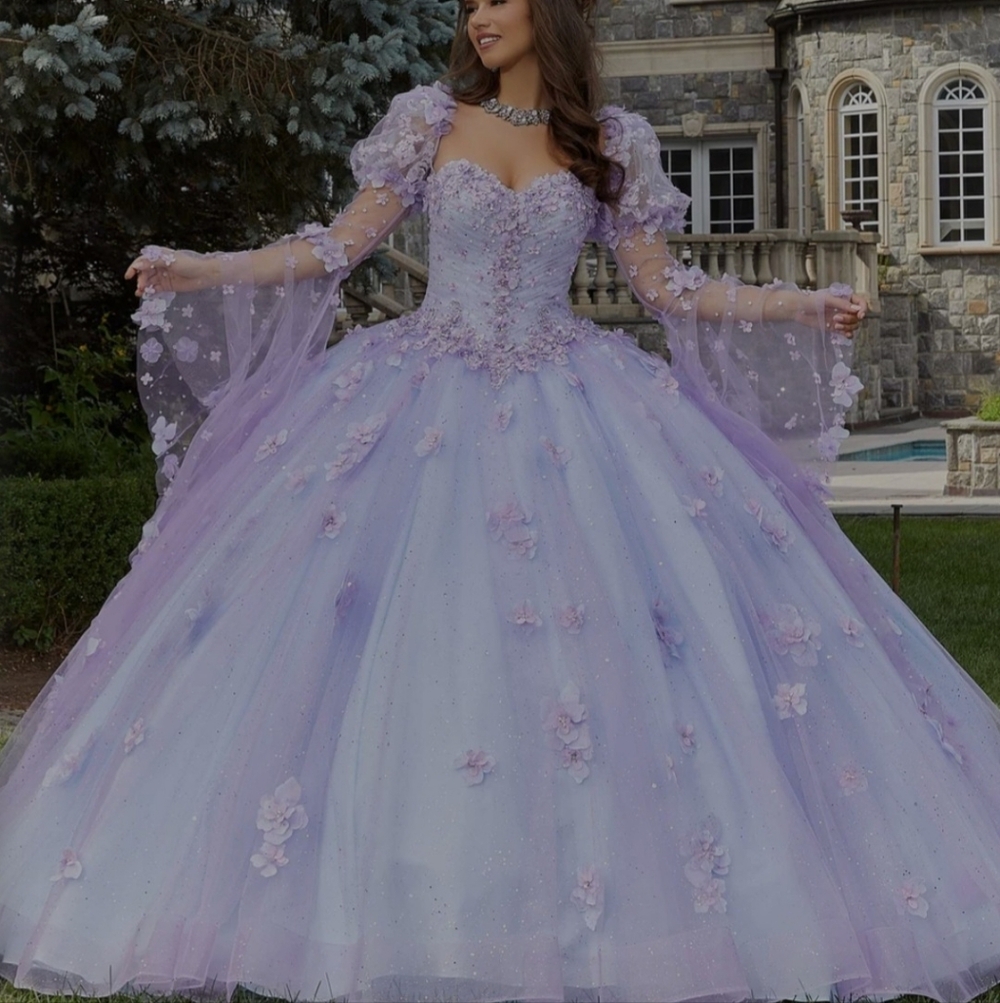 Mori Lee 60174  Blue Orchird Quinceañera Dress